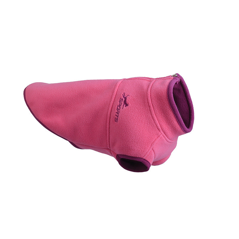 Thick Polar Fleece Solid Color Pet Sweater