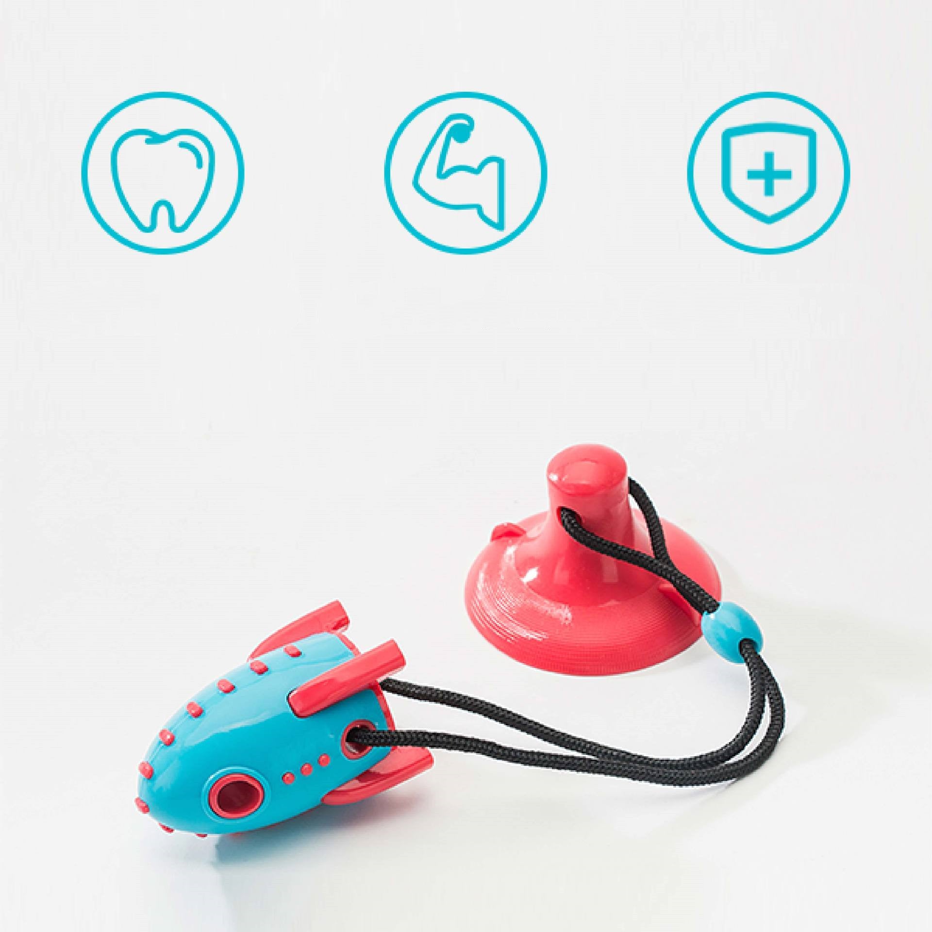 Pet Rocket Food Dispensing Bite Resistant Toy Accessories