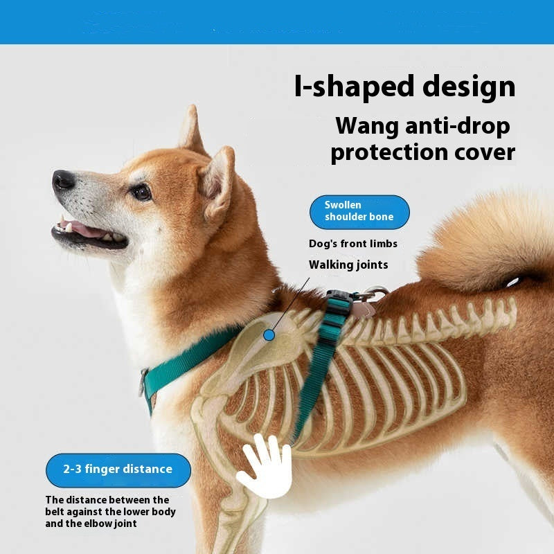 Multifunctional Pet Rope Leash Chest Strap Explosion Proof Harness Lead