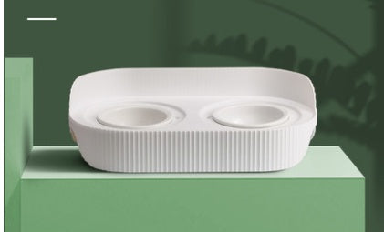 Ceramic Pet Feeding Bowl Neck Protection Design