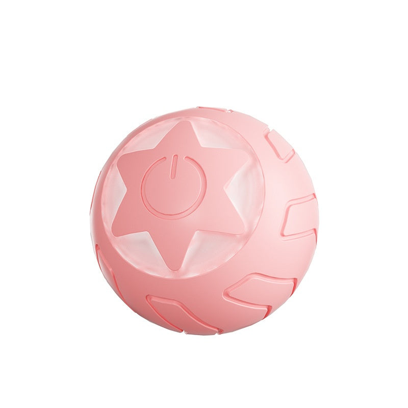 Pet Rolling Ball Self Moving Bite Resistant Interactive Toy