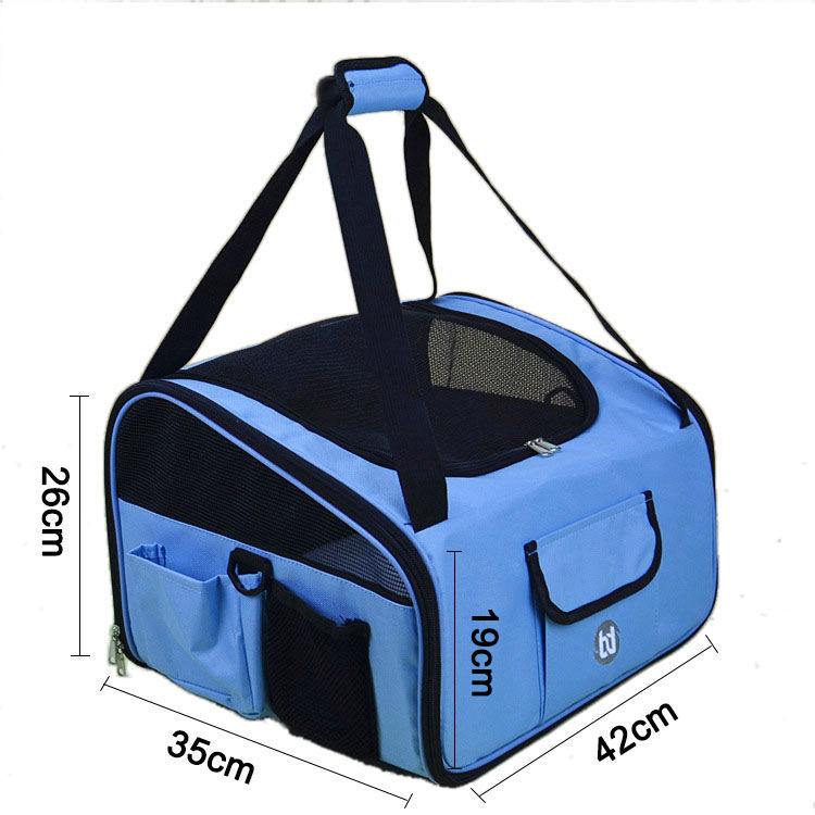 Portable Pet Backpack Carrier Bag With Diaper Function