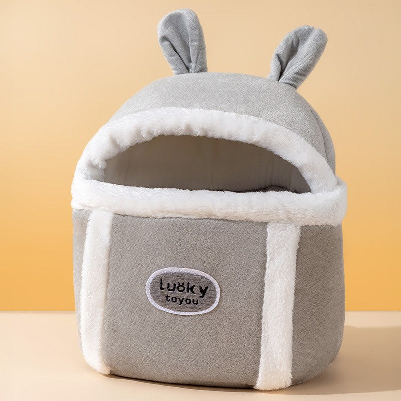 Animal Shaped Pet Backpack Off Shoulder Portable Carry Bag