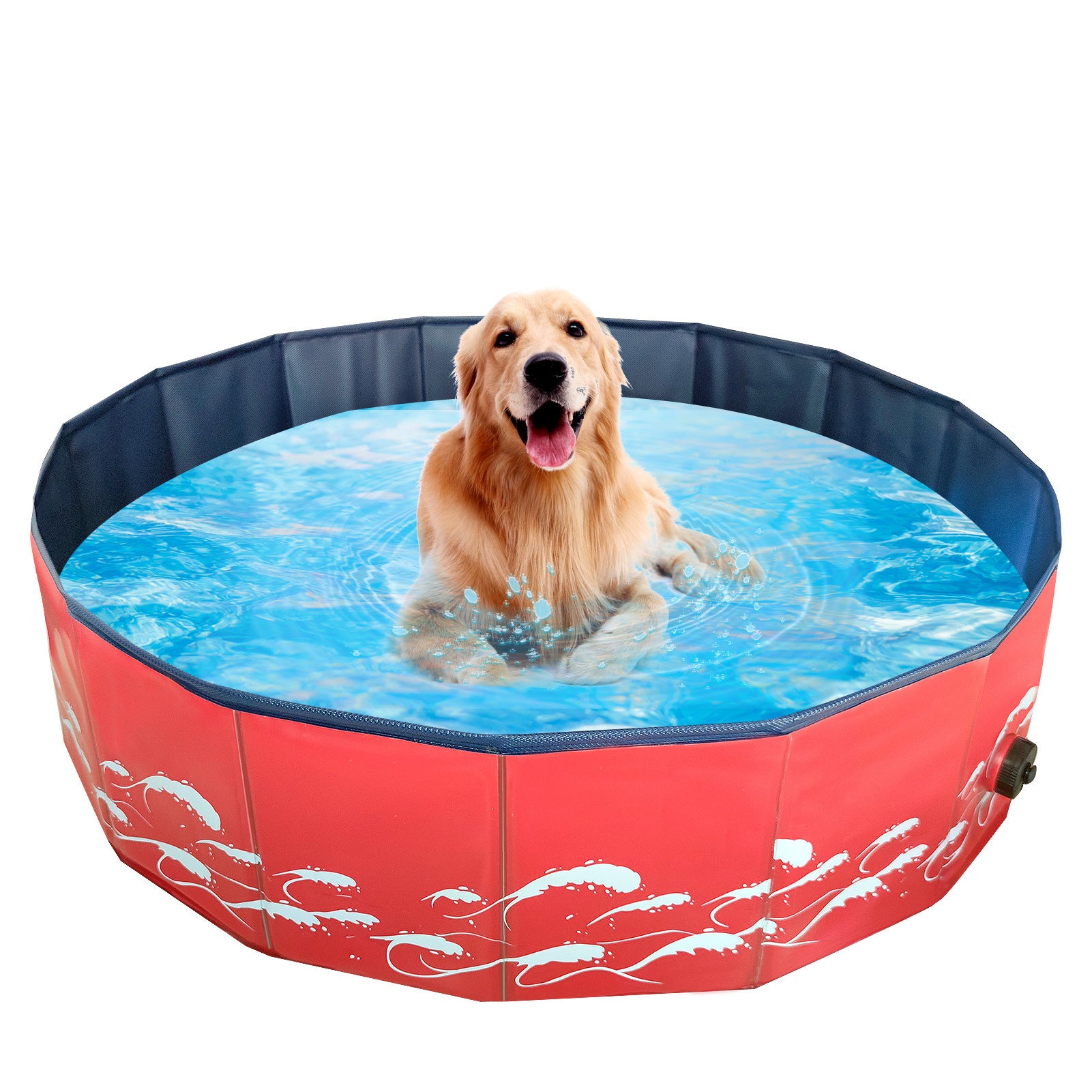 Foldable Pet Bath Swimming Pool Collapsible Indoor Outdoor Bath Tub