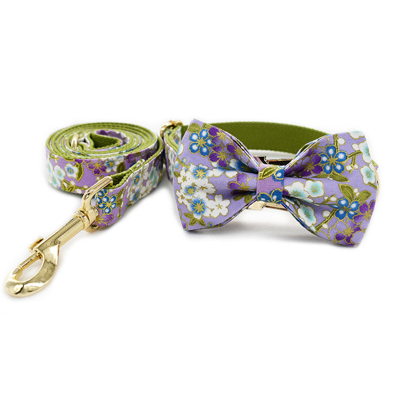 Purple Zephyr Pet Training Collar Leash