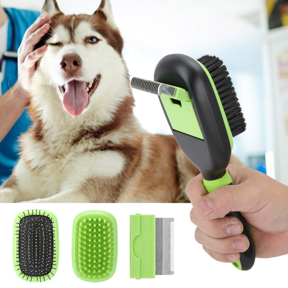 5 In 1 Pet Grooming Comb Set Cleaning And Hair Care Tool Kit