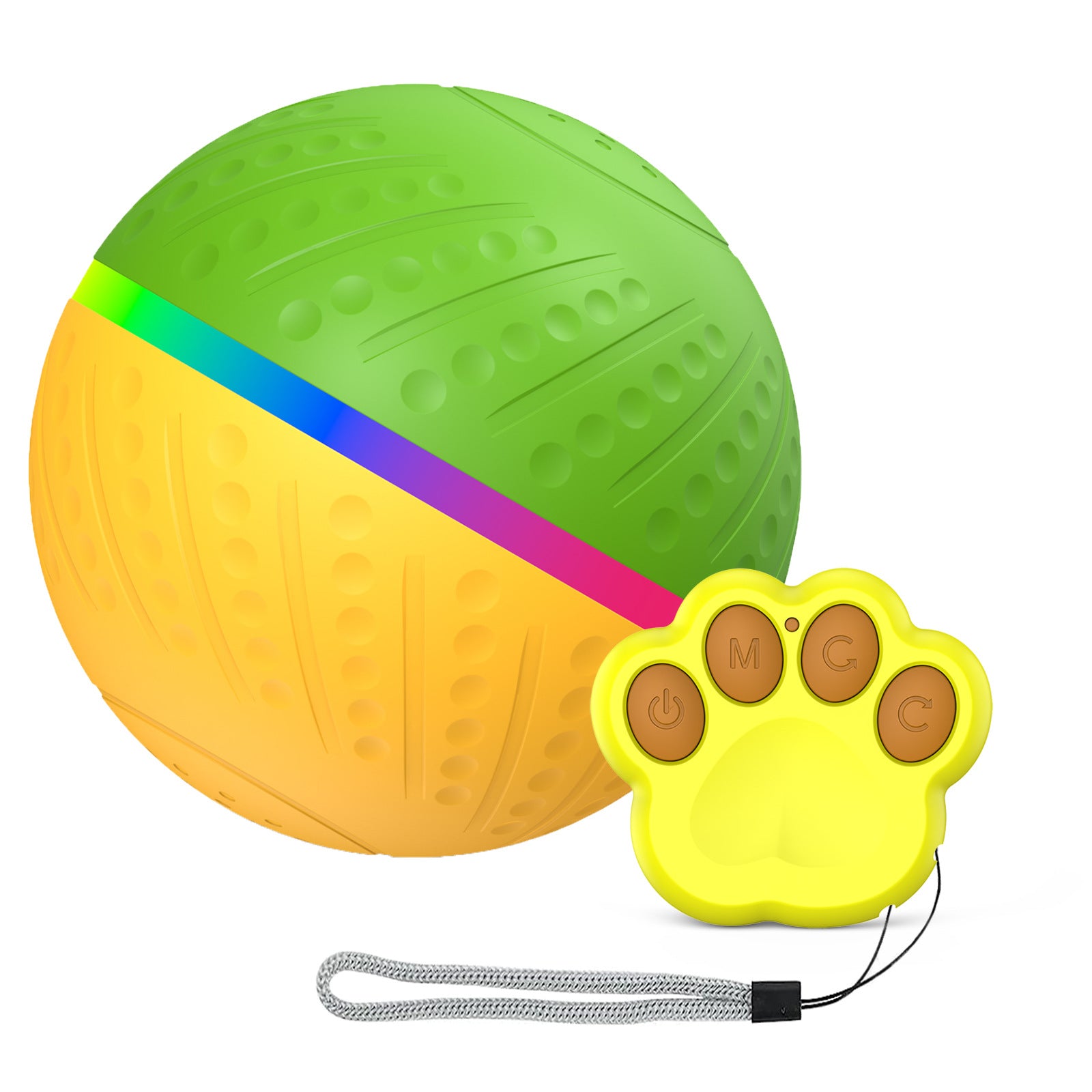 Pet Bite Resistant Remote Control Interactive Intelligent Ball Toy