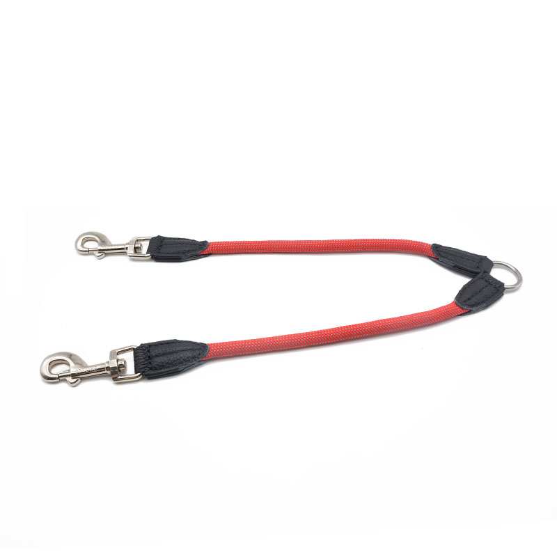 Reflective Double Head Nylon Pet Leash Split Lead