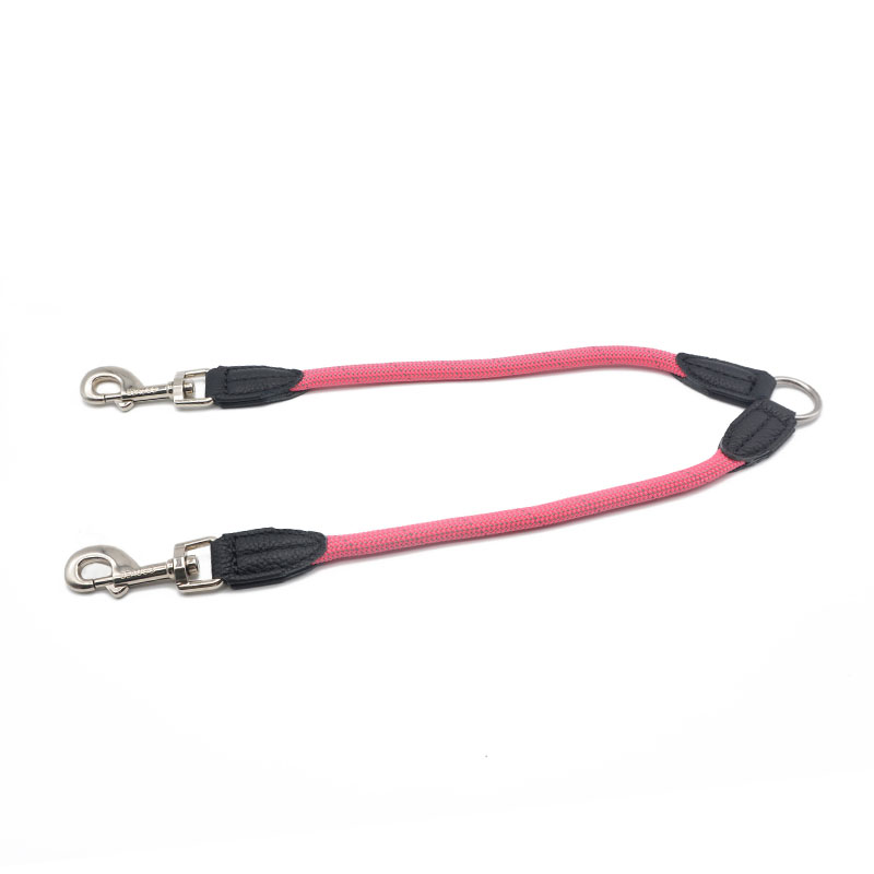 Reflective Double Head Nylon Pet Leash Split Lead