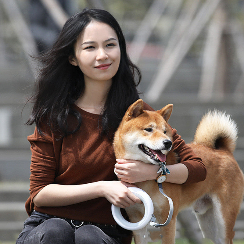 Cute King Star Retractable Pet Training Walking Leash