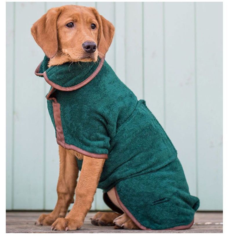 Quick Drying Absorbent Pet Bath Towel Clothes For Grooming And Care