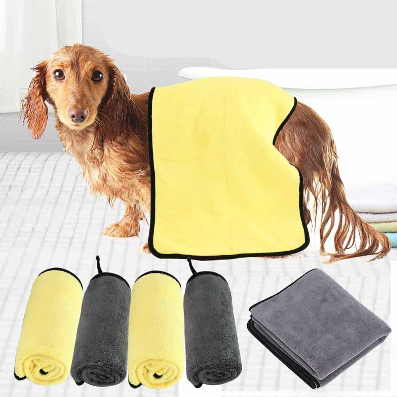 High Quality Multi Size Absorbent Pet Bath Towel For Grooming