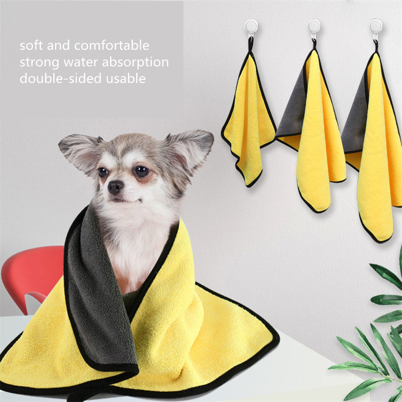High Quality Multi Size Absorbent Pet Bath Towel For Grooming