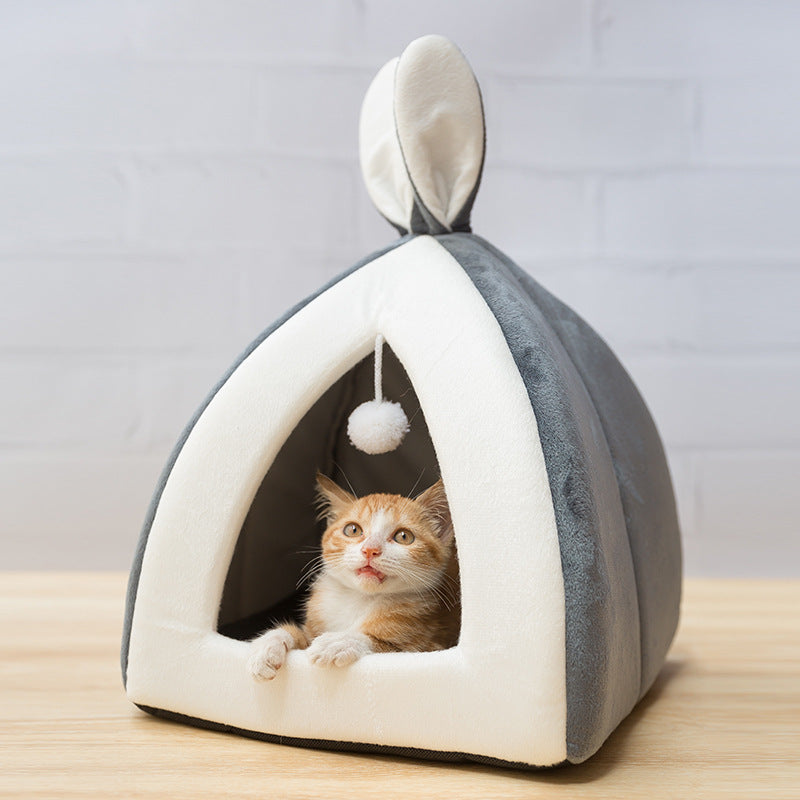 Pet House Villa Bed Kennel Shelter Sleeping Mat