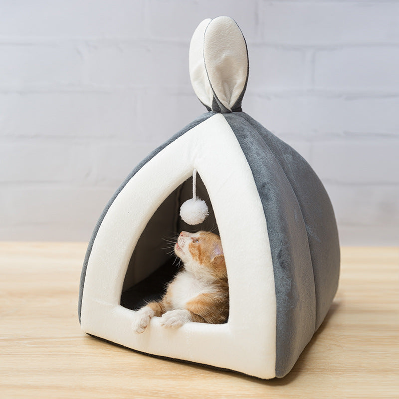 Pet House Villa Bed Kennel Shelter Sleeping Mat