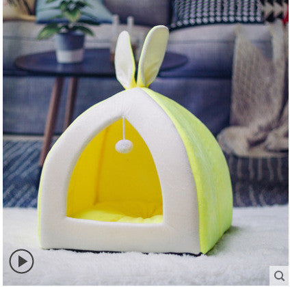 Pet House Villa Bed Kennel Shelter Sleeping Mat