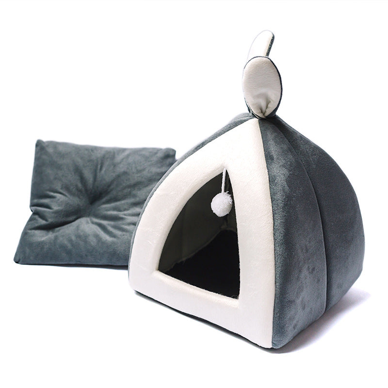 Pet House Villa Bed Kennel Shelter Sleeping Mat