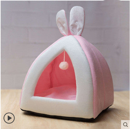 Pet House Villa Bed Kennel Shelter Sleeping Mat
