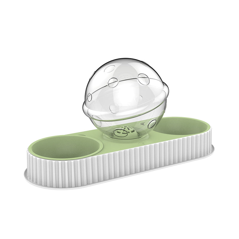 Automatic Plastic Pet Feeding Water Drinking Bowl Dispenser