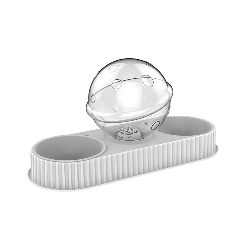 Automatic Plastic Pet Feeding Water Drinking Bowl Dispenser