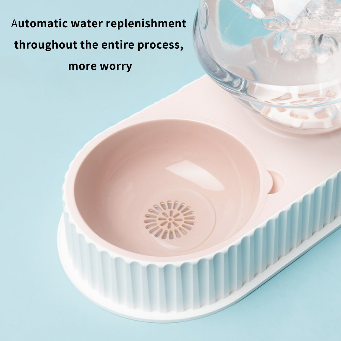 Automatic Plastic Pet Feeding Water Drinking Bowl Dispenser