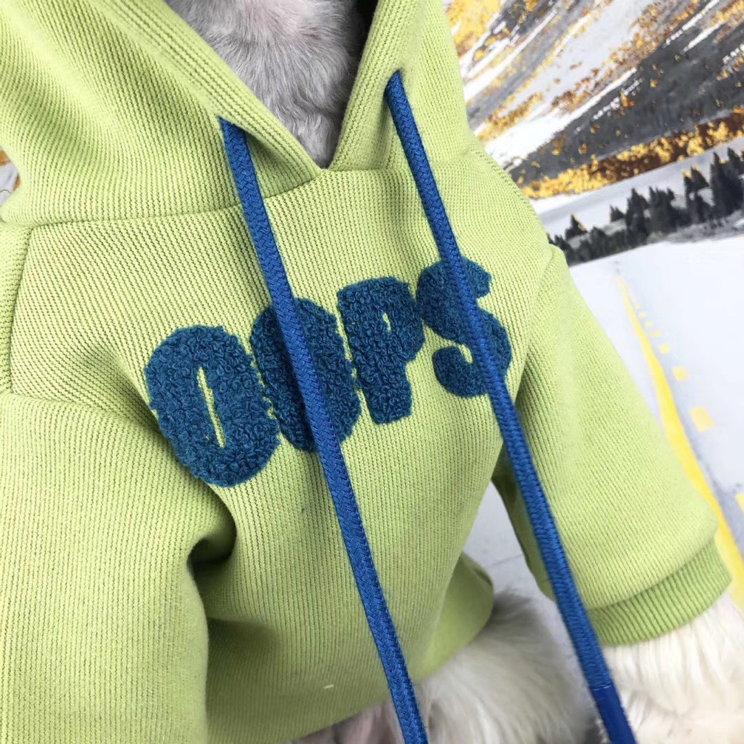 VIP Velvet Lined Pet Sweater Warm Clothing Outfit
