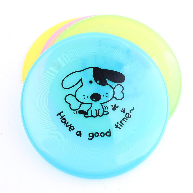 Pet Silicone Flying Disc Chew Resistant Interactive Training Toy