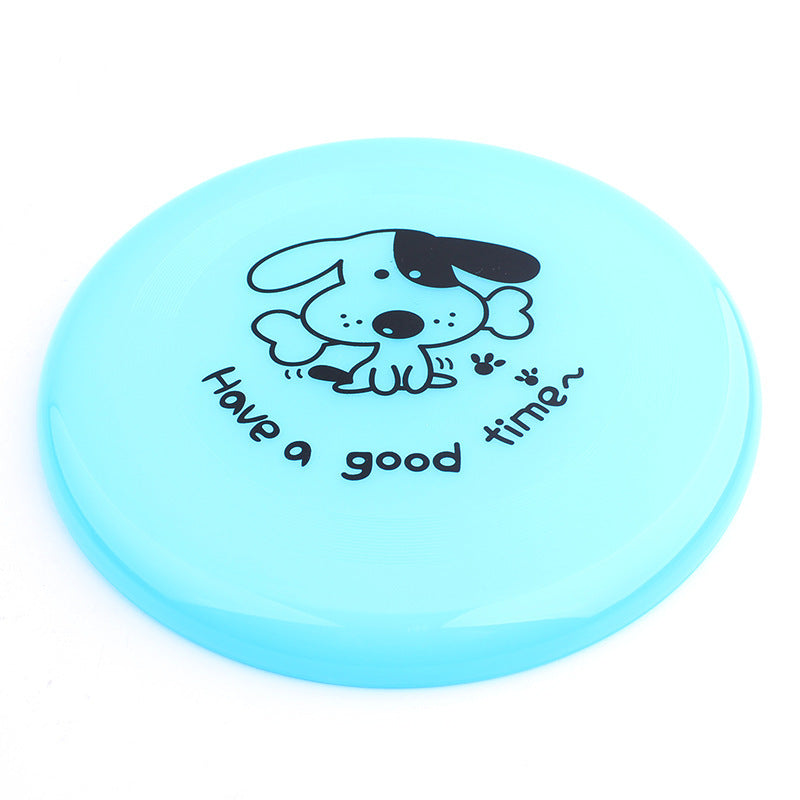 Pet Silicone Flying Disc Chew Resistant Interactive Training Toy