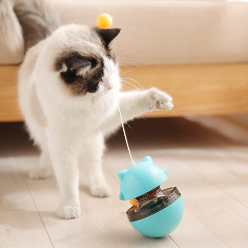 Pet Food Dispensing Tumbler Ball Toy Intelligence Training