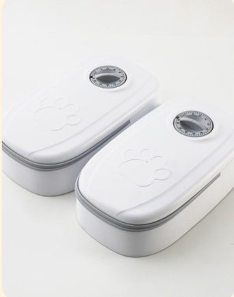 Smart Automatic Pet Feeding Dispenser Timer Stainless Steel Bowl Supplies
