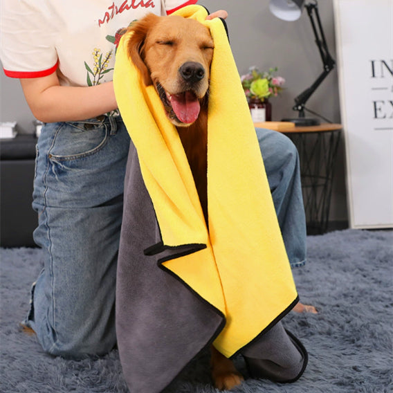 Super Absorbent Quick Drying Pet Bath Towel Durable Soft Material