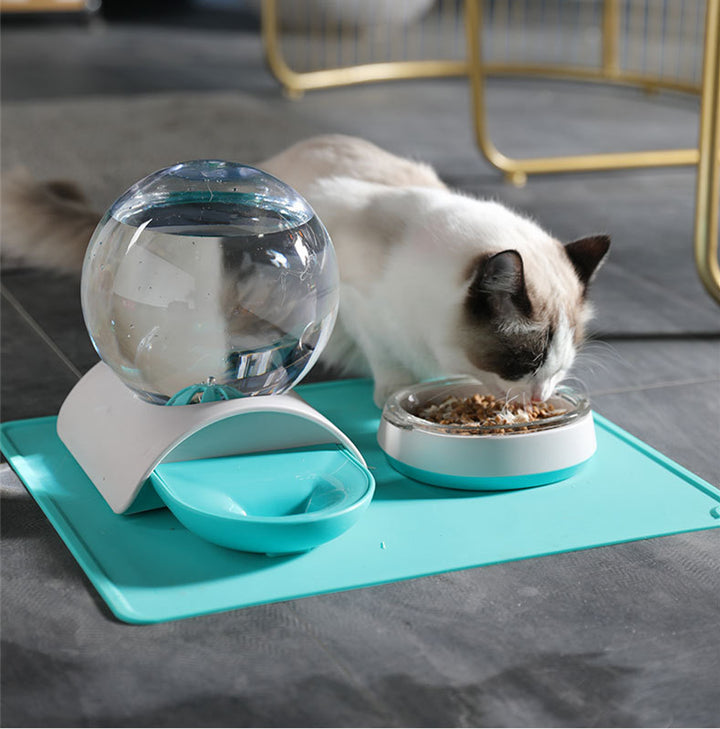 Automatic Pet Feeding Water Dispenser Bowl
