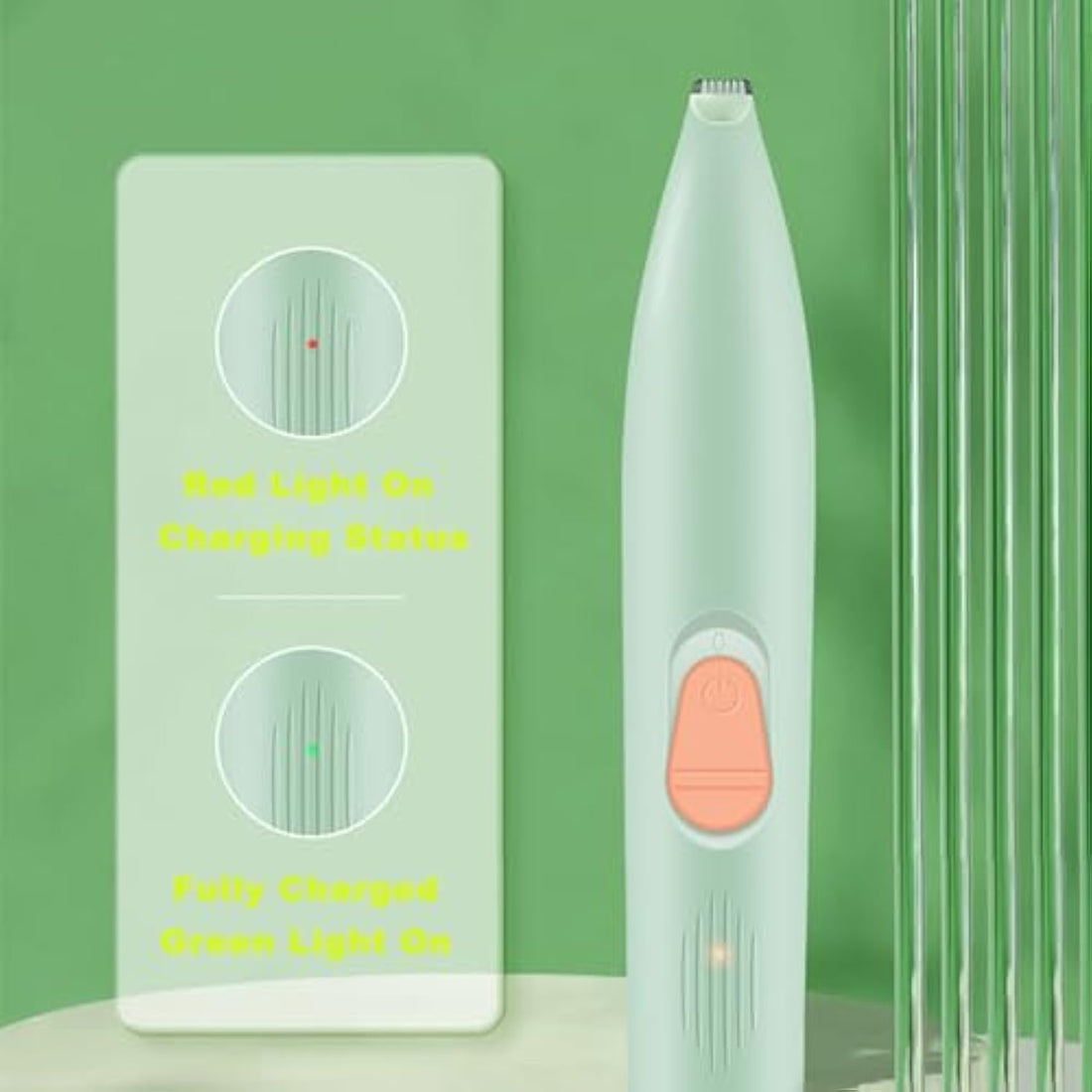 Rechargeable Pet Paw Hair Trimmer Ergonomic Grooming Tool For Home Use