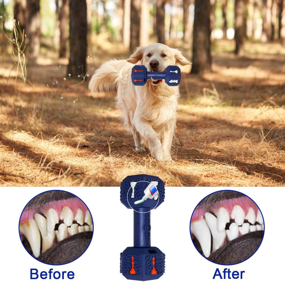 Pet Indestructible Non Toxic Dental Chew Toy Durable Large Breed