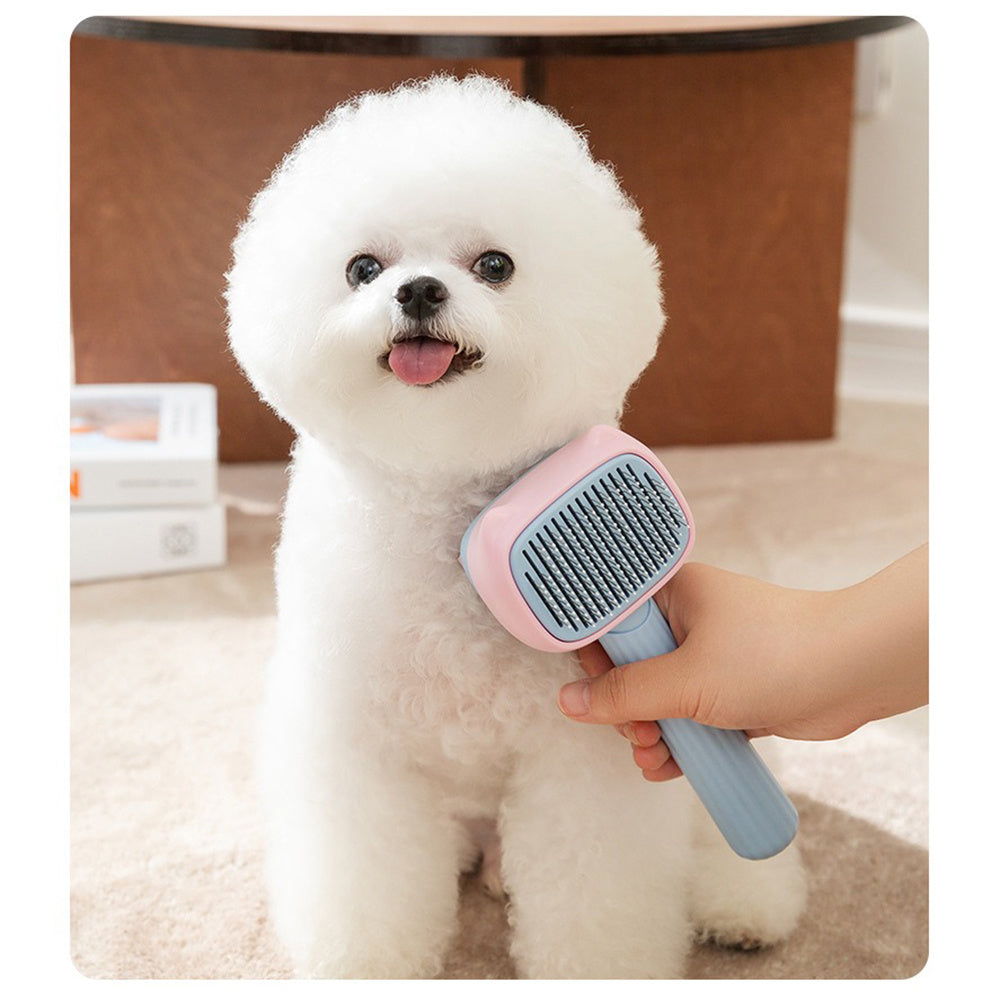 Pet Deshedding Grooming Brush For Hair Removal And Coat Care