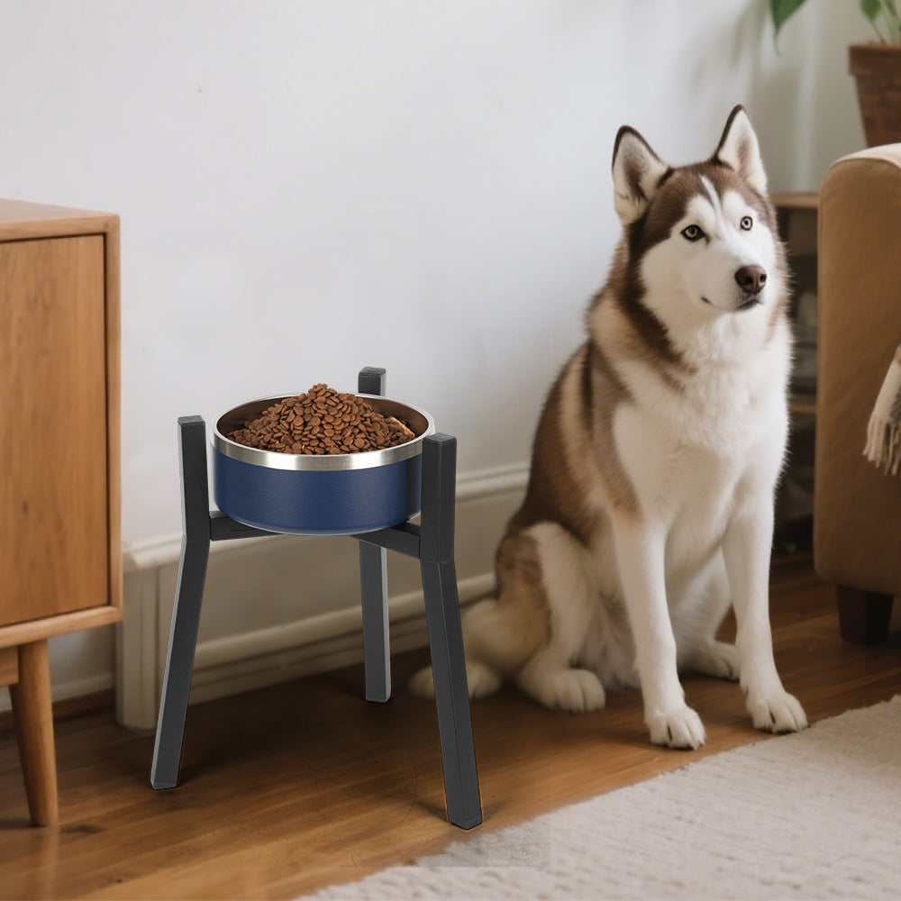 Adjustable Width Pet Bowl Bracket Feeding Stand Holder