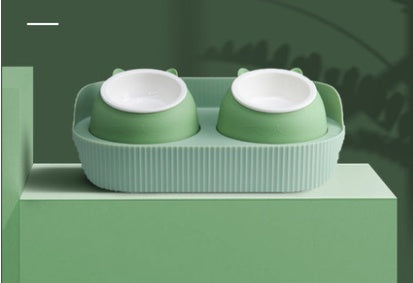 Ceramic Pet Feeding Bowl Neck Protection Design