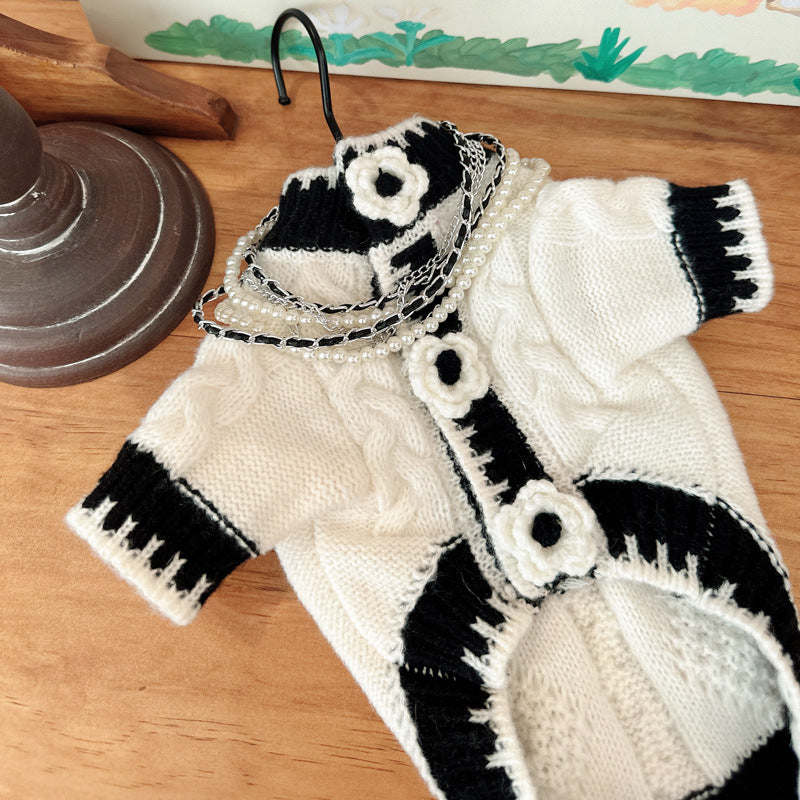 Autumn Winter Pet Sweater Comfortable Clothing Outfit