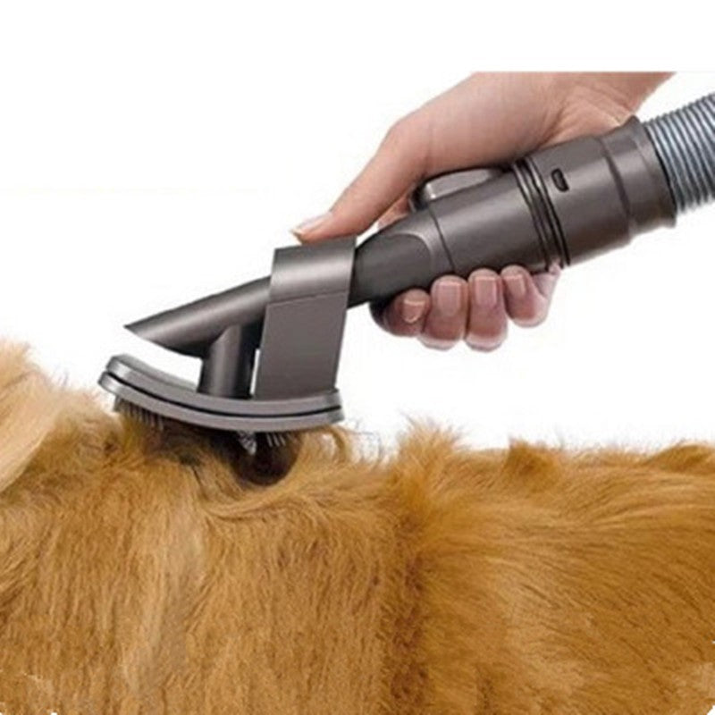 Pet Grooming Vacuum Brush Attachment Hair Removal Cleaning Tool