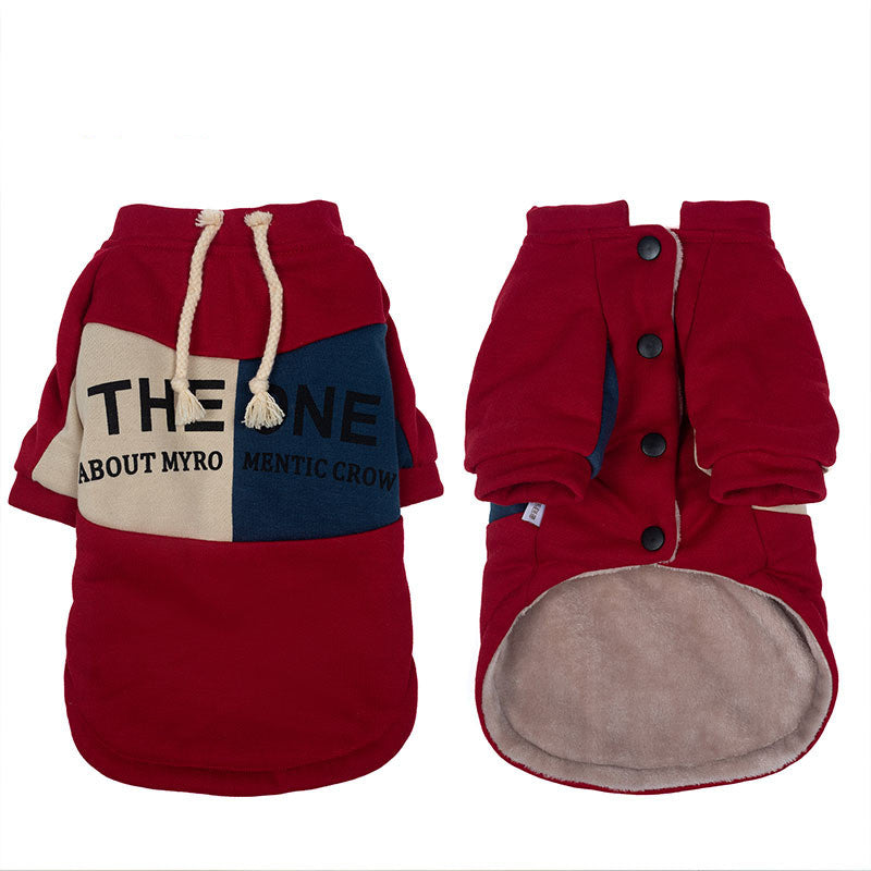 Autumn Winter Two Legged Pet Sweater Small Breed Outfit