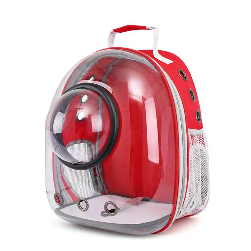 Large Capacity Transparent Pet Backpack Breathable Skylight Carrier Bag