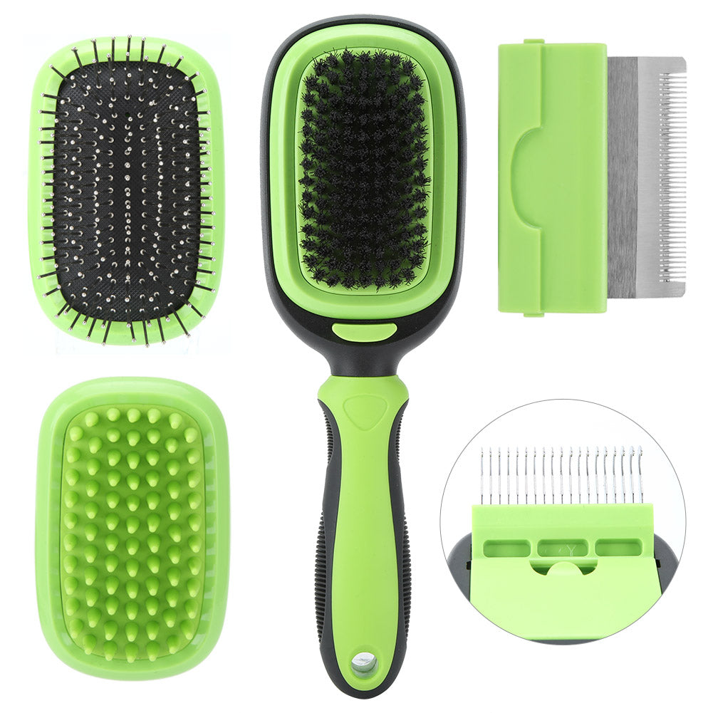 5 In 1 Pet Grooming Comb Set Cleaning And Hair Care Tool Kit