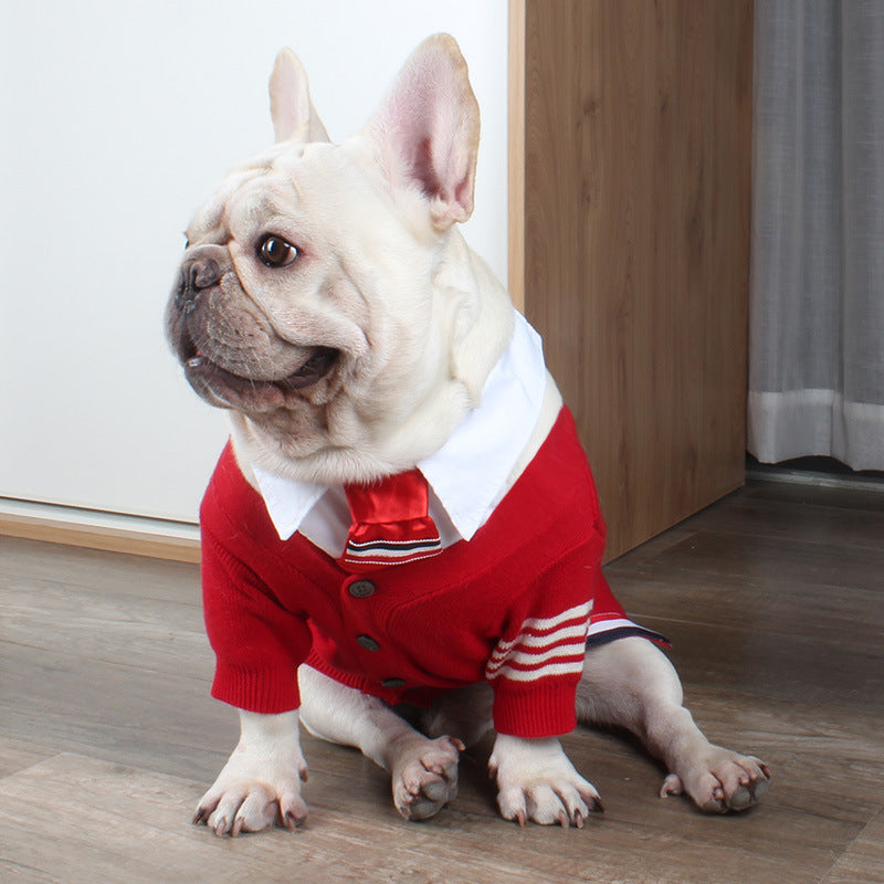 Christmas Autumn Winter Festive Pet Sweater Clothing Outfit