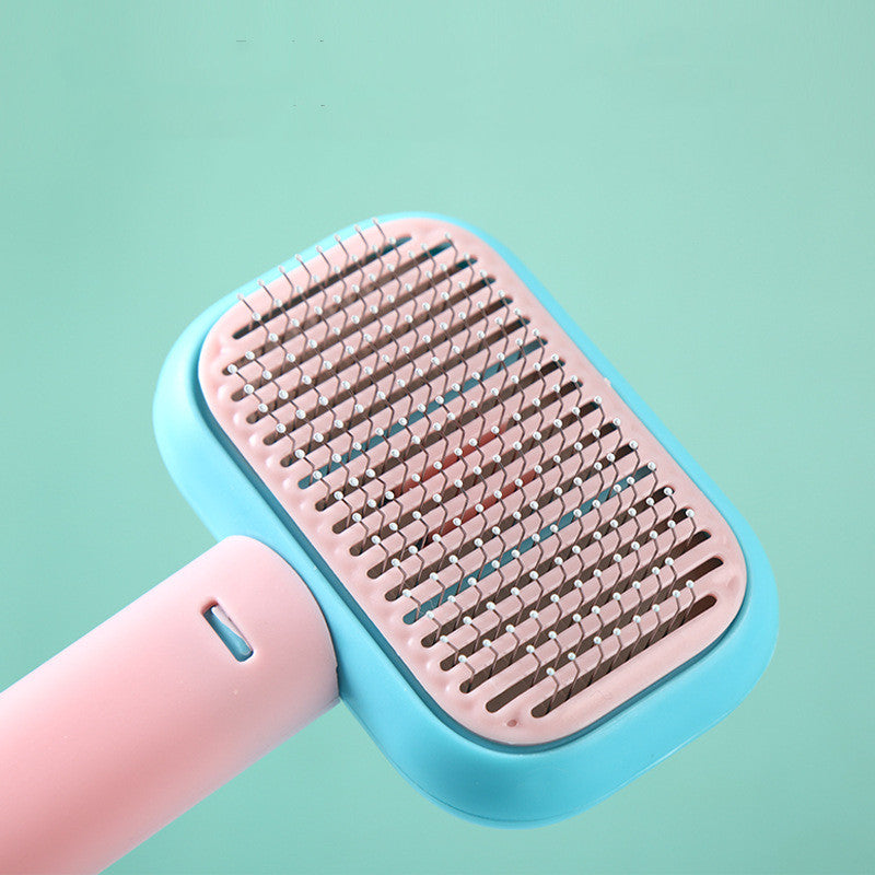 Stainless Steel Pet Grooming Comb Massage Hair Cleaning Brush Tool