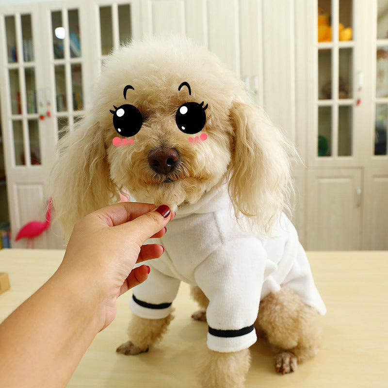 Pet Puppy Milk Print Comfortable Soft Everyday Wear Clothing