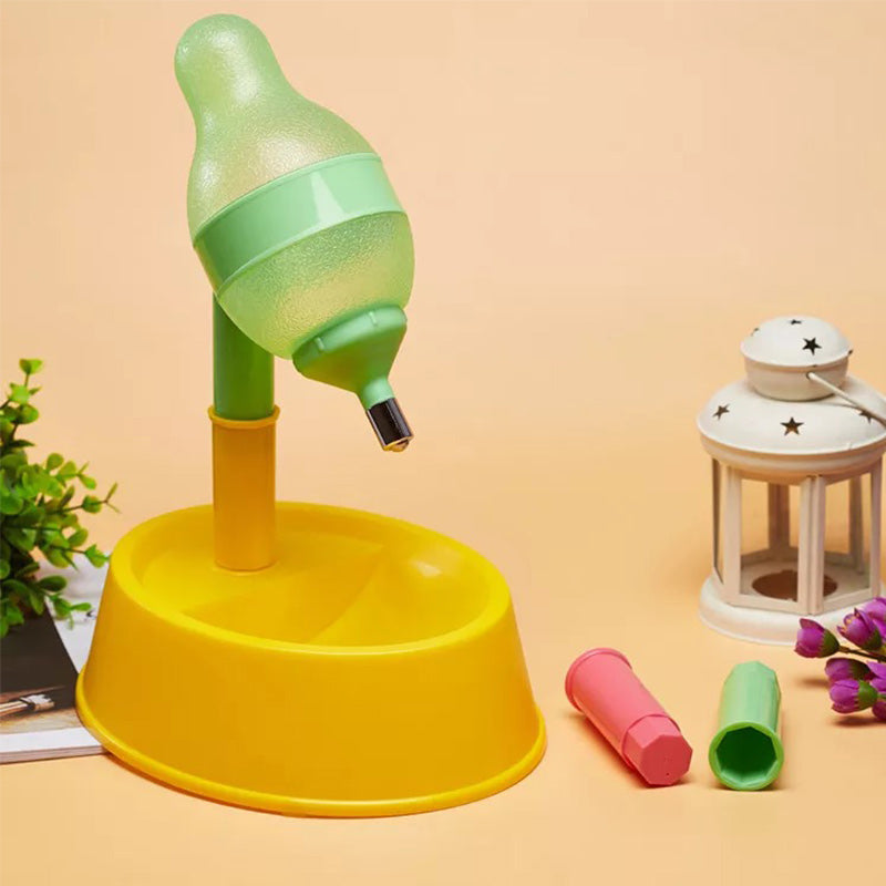 Adjustable Height Automatic Pet Water Dispenser Fountain Bowl