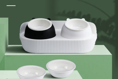 Ceramic Pet Feeding Bowl Neck Protection Design