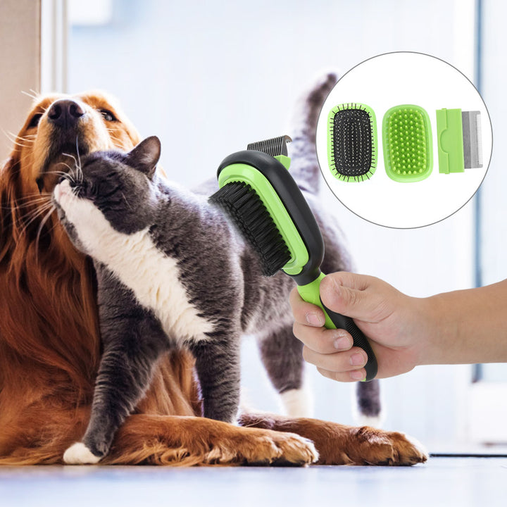 5 In 1 Pet Grooming Comb Set Cleaning And Hair Care Tool Kit