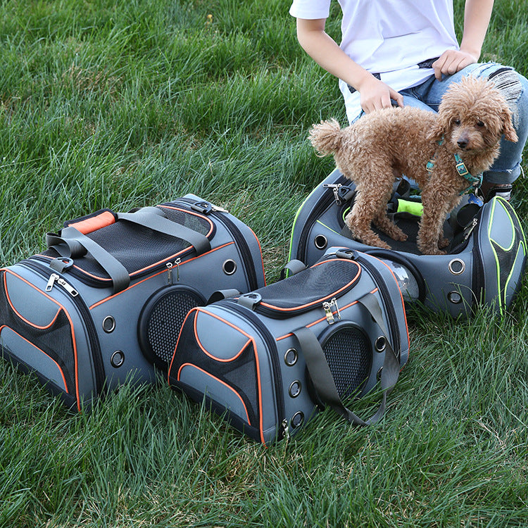Portable Pet Backpack Diaper Carrier Bag