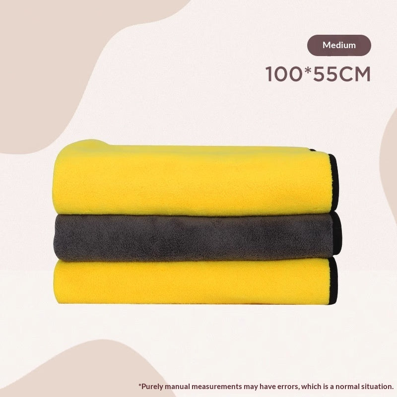 Super Absorbent Quick Drying Pet Bath Towel Durable Soft Material